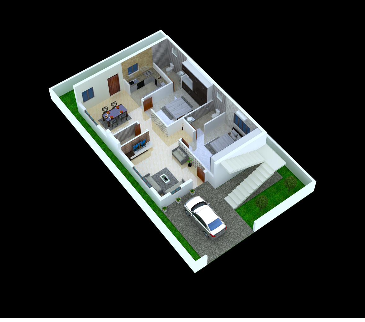 Simplex 2BHK Villa